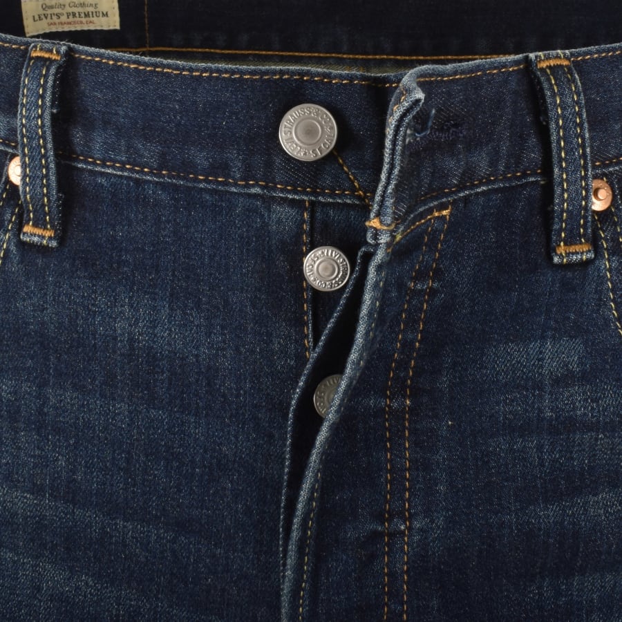 Levis 501 Original Fit Jeans Dark Wash Blue